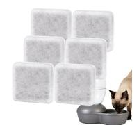 Cat Water Filter, Multifunctional Fountain Replacement, 63mm Charcoal Filter with High Absorption, Cotton Layer with Easy Install, Indoor Garden Organizer Fresh Flow, Pet Drinking Fountain