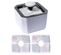 Cat Water Fountain 2.5L Smart USB Powered Detachable | Canine Electric Water Dispenser For Apartment Outdoor Holiday Puppy