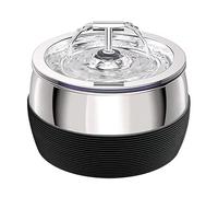 Cat Water Fountain, 3L Stainless Steel, Ultra Silent Pump, Automatic Drinking Bowl for Cats and Dogs