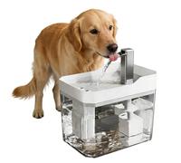 Cat Water Fountain - Automatic Cat Fountain Bowl, Silent Pet Water Dispenser, Easy Clean Dynamic Intelligent Sensing Drinker 1.5L