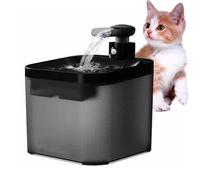 Cat Water Fountain, Automatic Pet Water Dispenser, Super Quiet 2.2L Water Bowl for Cats and Dogs, Easy Clean Indoor Drinking Fountain