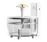 Cat Water Fountain, Cordless Automatic Pet Water Dispenser, 53oz/1.5l Capacity, Motion Sensor Activated Rechargeable Battery Operated for Indoor Cats Dogs Puppies, 5.91x7.09 Inches