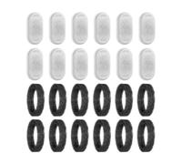 Cat Water Fountain Filter - 12 Pack Pet Fountains Sieve for Great Water, Hair Removal with Activated Carbon, Replacement Filters for Cats Drinking Container, White Cotton, Daily Use
