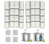 Cat Water Fountain Filter - Odor Remover With 4 Sponge Replacements | Pet Drinking Dispenser Accessory For Home, Apartment, Indoor Use, And Daily Maintenance