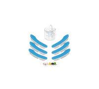 Cat Water Fountain Filter Replacement Upgrade Cat Fountain Filter Arc-Shaped Safe Washable Animal Water Fountain Filters with 4 Filtration System for