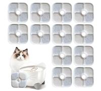 Cat Water Fountain Filters,12Pack Cat Fountain Filters,Compatible with Catit PIXI Water Fountain Filter Replacement for Cat & Dogs(8.5cm / 3.32in)