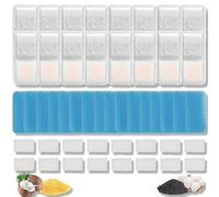 Cat Water Fountain Filters Replacement - 16 Pack Replacement Filter for Cat Water Fountain PWF-001, 2L Stainless Steel Fountain, 3 Filtration System Filters & Pre-Filtered Sponge & Sponges for Pump