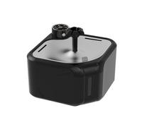 Cat Water Fountain for Drinking,Water Fountain Cat Bowl,2.8L Automatic Cat Drinking Fountain with Super Silent Pump and Activated Carbon Filter,USB Fountain Water Dispenser (Black, 2.8L)