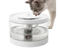 Cat Water Fountain, Kitten Automatic Waterer, Smart Anti-Spill Quiet Hydration Dispenser, USB Powered Pet Drinking Station for Cats, Puppy, Dogs, Multi-Pet Homes, Travel Use, Indoor Living