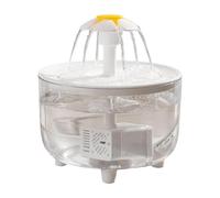 Cat Water Fountain - Monitor Waterr Levels Dog Drinking Dispenser Flowers Designs | Fountains Extended Battery Operated Pet Fountaain | Flower Design Waters Fountaiin Cats or Busy Schedules