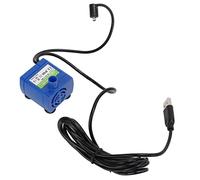 Cat Water Fountain Pump Replacement, USB Ultra Quiet Pet Fountain Replacement Pump Cat Fountain Pump Replacement Dog Water Dispenser Pump with LED Light for Pet