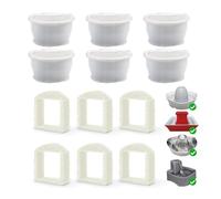 Cat Water Fountain Replacement Filters 6 Pack Carbon & 6 Pre-Filter Foams