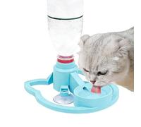 Cat Water Fountain Stand - Automatic Anti-Tip Pet Bowl Water Dispenser Without Filter with Suction Cup Stable Stand for Dog, Puppy,