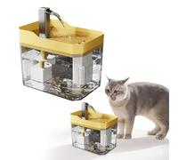 Cat Water Fountain, Super Silent Cat Water Dispenser, Water Dispenser with Filtration, Easy to Put On, Elegant Design for Your Pets