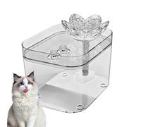 Cat Water Fountain - USB Rechargeable Pet Dispenser | Automatic Silent Dog WaterS FountainS | for Indoor Home Kitten Puppy Drinking Station Wireless Filtered Power Supply Bowl