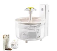 Cat Water Fountain Wireless - Automatic Pet Dispenser, Quiet Drinking Bowl | Continuous Circulation System with Filter Water Fresh and Healthy Drinking Habits for Cats and Small Dogs in Modern Homes