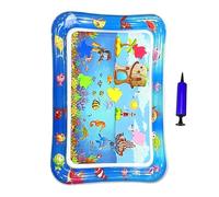 Cat Water Mat - 25.98x18.5 inches Inflatable Water Pad for Cats - Cooling Waterproof Interactive Tray Non-Slip Cushion Scratcher for Outdoor Travel Puppy Kitten