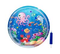 Cat Water Mat Inflatable Non-Slip Anti-Scratch Interactive Toys | Summer Pet Water Play Relief Mat for Puppy Small Medium Pet Large Indoor Outdoor Home Travel Floor