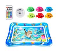 Cat Water Mat - Interactive Play Pad, Anti Scratch, Light Up Sensor