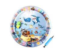 Cat Water Mat - Sensory Water Game Pad with Floating Fish | Enrichment Cooling Mat Indoor Outdoor Use, Interactive Summer Cat Bed for Penny