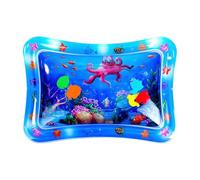 Cat Water Mat, Thickened Interactive Pet Toy, Dolphin & Octopus Design Play Mat, Cooling and Fun Activity Pad for Small Animals Cool Comfortable, 22 x 20 x 1 cm