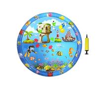 Cat Water Mat | Water Sensor Play Mat for Pets | Cat Bowls Placemat | Interactive Toy Pet Cooling Cushion with Pump for Hot Weather Indoor Outdoor Play Mats