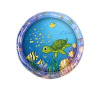 Cat Water Play Mat - Interactive Cat Play Mat - Turtle Design Aquatic Sensory Play Mat for Cats - Innovative Inflatable Cooling Mat
