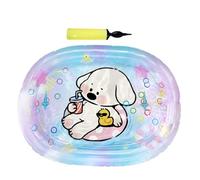 Cat Water Play Mat - Rectangle Inflatable Foldable Sensory Cat Water Toy Water Play Mat for Cats Sensory Interactive Exercise Cooling Pads for Dogs Kitty Indoor Outdoor Home Tra