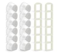 Cat Water Replacement Fountain Filters 12 Pack Carbon & 12 Pre-Filter Foams