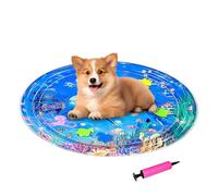 Cat Water Sensory Mat | Cat Water Pad with Inflatable Pump | Thickened Pet Cooling Cushion Baby Crawling Pad for Daily Hot Weather Boredom Travel Indoor Outdoor Floor Home