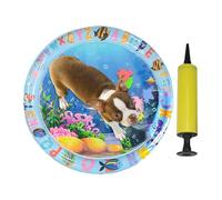 Cat Water Sensory Mat - Water-Filled Cat Mat | Leakproof PVC Thickened Inflatable Cooling Pad with Pump for Dogs Animals Play Home