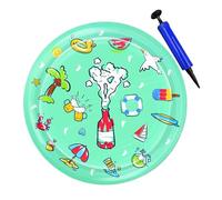 Cat Water Sensory Play Mat - Interactive Pet Cooling Pad, Entry Summer Activity Mat, Water Filled Sensory Cushion, Kid Fun Playground Floor Toy for Indoor Gym Outdoor