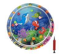 Cat Water Sensory Play Mat - Pet Water Cooling Mat, Foldable Comfortable Pad | Interactive Toy for Cats, Hot Weather Play, Small Medium Large Animals, Indoor Outdoor Fun, Cat Nap Rest, Activity,