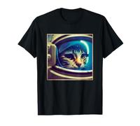 Cat Wearing Spacesuit Space Astronaut Galaxy Spaceship T-Shirt