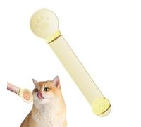 Cat Wet Food Feeder - 15Cm Portable Liquid Snack Spoon, Sliding Squeezer Dispenser | Lickable Bar Scoop For Puree Bisque Treats, Feeding Tool All Cats Interactive Mealtime Pet Care Accessory