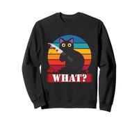 Cat What Murderous Black Cat With Knife Halloween Sweatshirt
