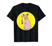 Cat what Scary Cat - Black cat. Horror Statements T-Shirt