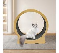 Cat Wheel, Cat Exercise Wheel For Indoor, Running Wheel with Carpeted Runway, Treadmill for Kitty’s Longer Life, 35.43" inch,Suitable for Most Cats