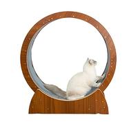 Cat Wheel Exerciser For Indoor Cats, Large Cat Running Wheel, Cat Treadmill Wheel With Replaceable Gripping Pads, Locking Mechanism, For All Cats,S
