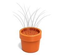 Cat Whisker Collector Pot - Mini Keepsake Plastic Display for Long or Short Whiskers, Thoughtful Pet Memorial Gift for Cat Owners