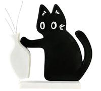 Cat Whisker Holder, Cat Whisker Vase Magnet, Cute Cats Whiskers Container Holder Magnetic Vases Refrigerator, Mini Cats Whiskers Collector Fridge Magnets Pet Memorial Keepsake, for Desk Wall Decor
