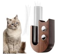 Cat Whisker Keeper - Glass Display Glass, Fridge Holder Collector, Transparent Keepsake Vase Design, Pet Memento Memory Box, Sentimental Home Decor, Lover Gift Idea