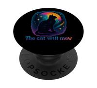 Cat Will Mew Hamlet Shakespeare Quotation Tragedy Play PopSockets Adhesive PopGrip