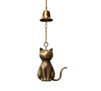 Cat Wind Chime | Hanging Wind Chimes Outside | ADAPTABLE WINDCHIMES DECORATION for for for GARDENS, Yards, Patios, Porches and Pathways DECORATIONS