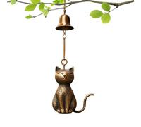 Cat Wind Chime, New Cat Lover Wind Chime, Outdoor Cat Windchime Decor, Unique Cat Garden Decor, Hanging Memorial Windchimes Bell, Handmade Hanging Accessory For Yard Home Balcony