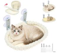 Cat Window Bed Hammock, Foldable Sturdy 39.68lb for Indoor Cats Sunbathing