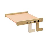 Cat Window Hammock - 43.5 x 39 x 16.5 cm Kitten Window Sill Perch Wooden Seat No Drilling Kitten | Pet Parents Pet Lovers Home Office Living Room Cha