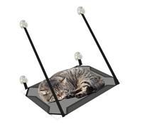 Cat Window Hammock, Suction Cup Perch Bed for Indoor Cats, Pet Sleeping Window Hangable Shelf for Balcony Living Room Dormitory Patio Apartment Bedroom