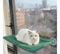 Cat Window Perch and Hammock - Large Safety Shelves Space With 4 Strong Suction Cups