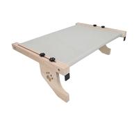 Cat Window Perch, Cordless Cat Hammock Sturdy Bed Side Sill Mount Easy To Assemble Bedside Perch for Indoor, Frame Window Seat